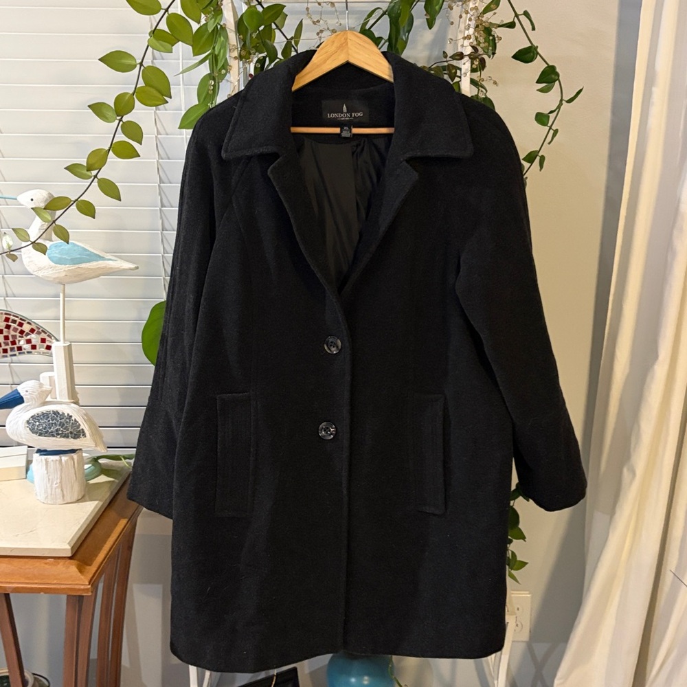 London Fog Charcoal Coat SZ XL